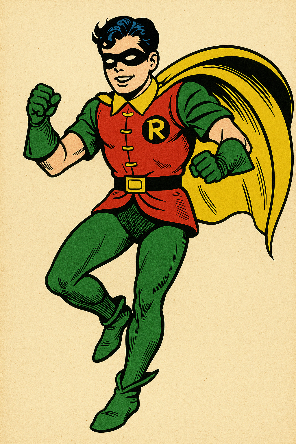 Classic Robin costume from Dick Grayson's first appearance in 1940