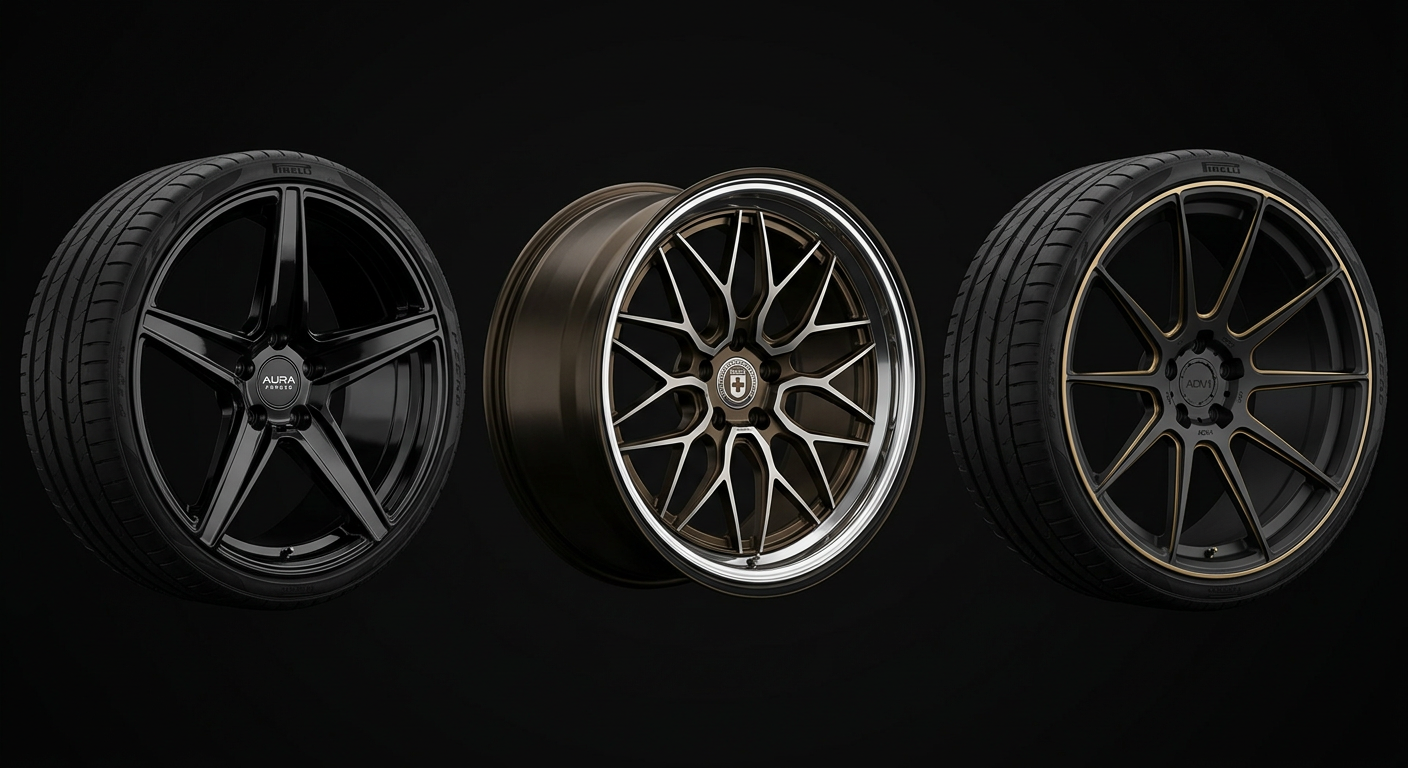 Premium aftermarket wheel designs product display