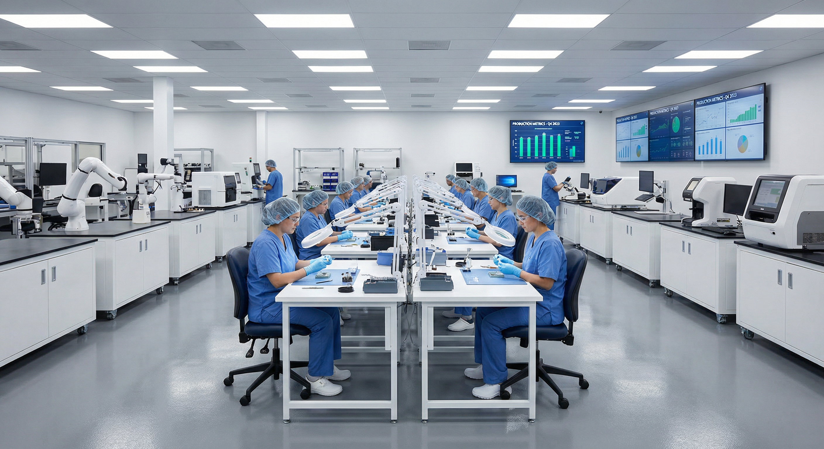 AtriCure medical device manufacturing floor