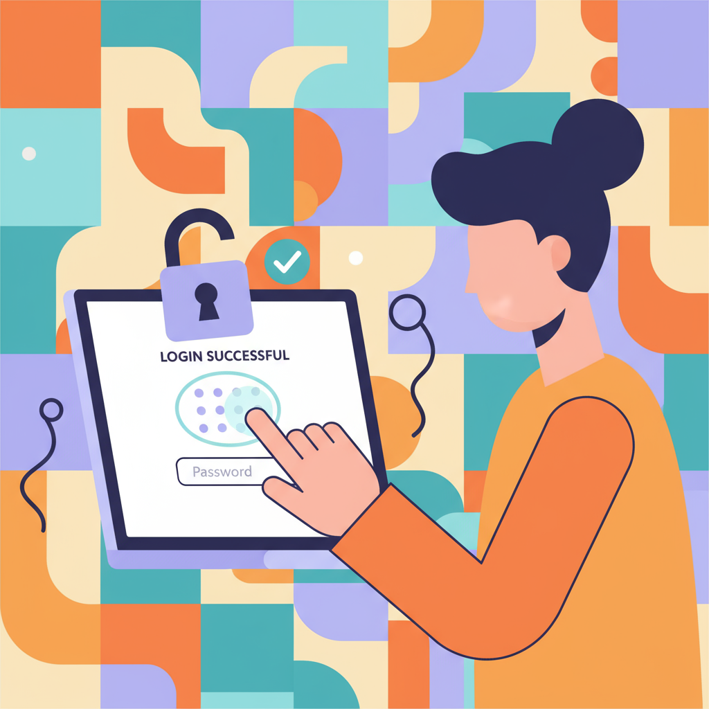Login Security Illustration