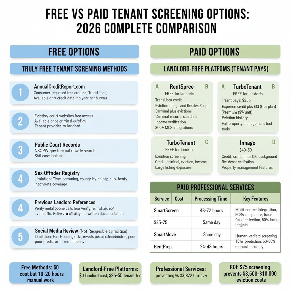 Free Tenant Screening Options - SmartScreen