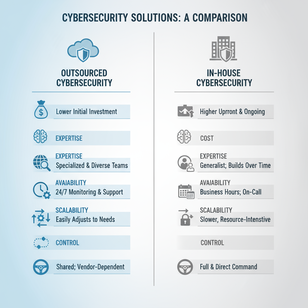 Outsourced vs In-House Cybersecurity Teams