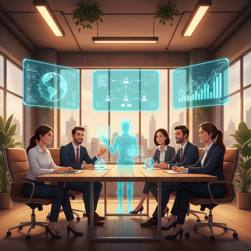 Human-AI collaboration in the workplace with custom AI agent solutions
