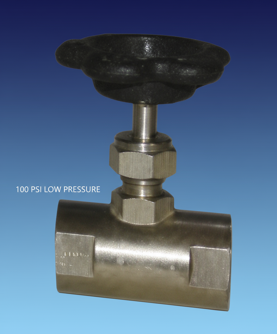 Needle Valve (Up to 100 PSI)
