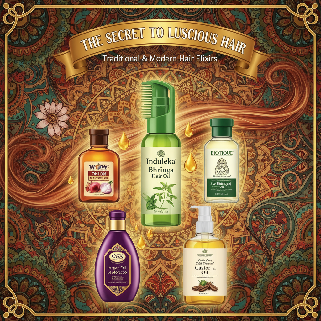 Hair Oils for Hair Fall Control