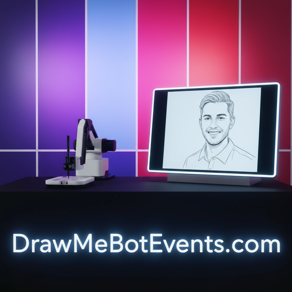 Final branded image with exact original Sketch Bot, digital sketch, and DrawMeBotEvents.com
