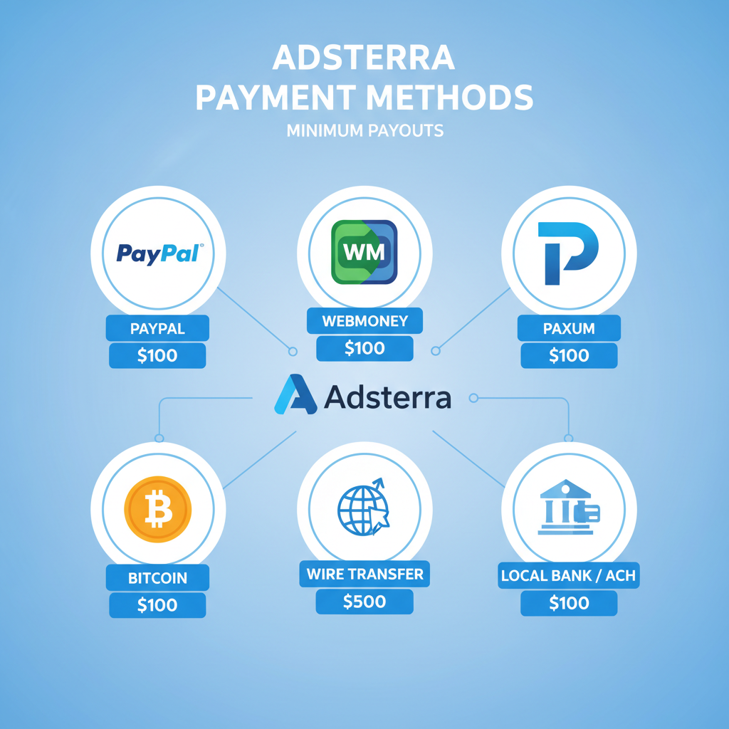 How to Earn Money with Adsterra in India (2025 Step-by-Step Guide) 5 Adsterra Payment Methods और Minimum Payout Amounts