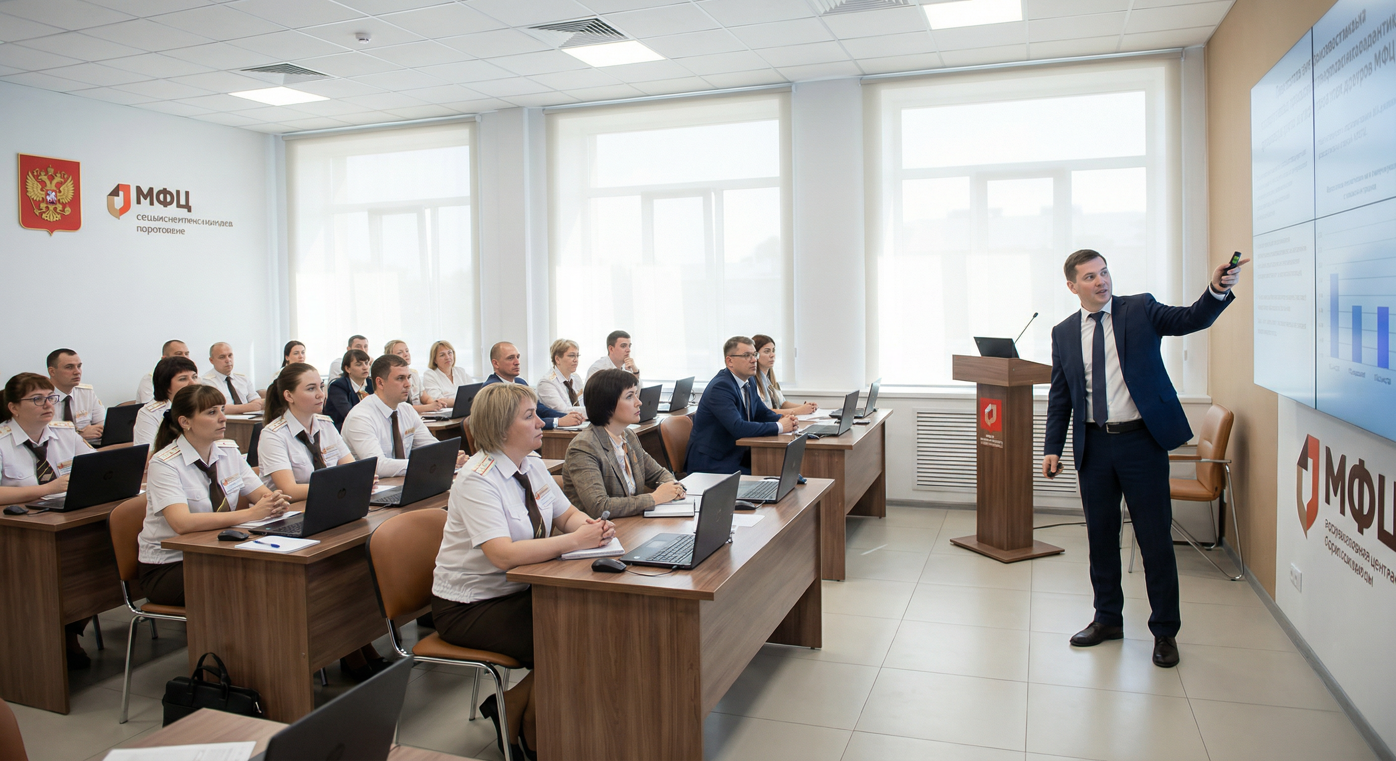 Обучение сотрудников МФЦ работе с системой управления электронной очередью ВнеОчереди