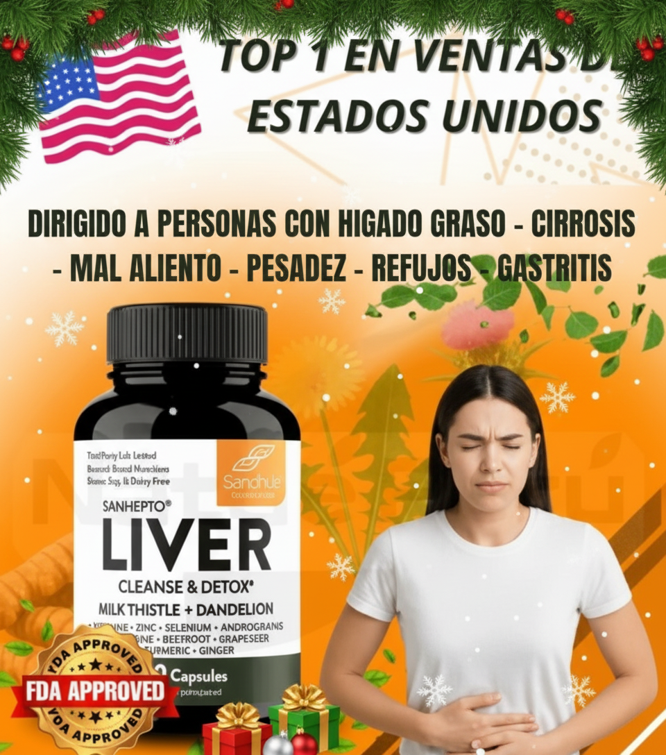 Anuncio Liver Cleanse top en ventas con mejor calidad y estilo navide&ntilde;o.