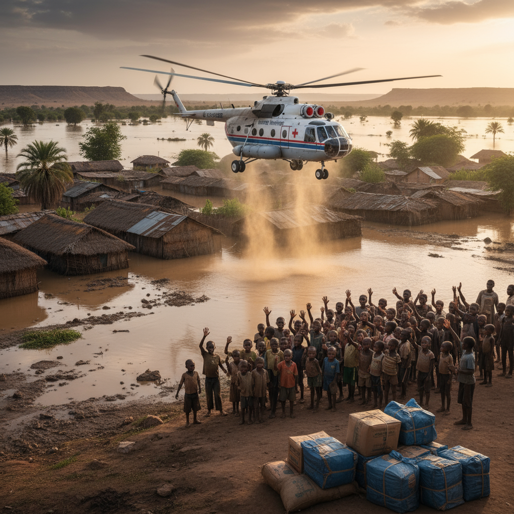 Critical international aid reaching remote floodaffected Sudanese communities