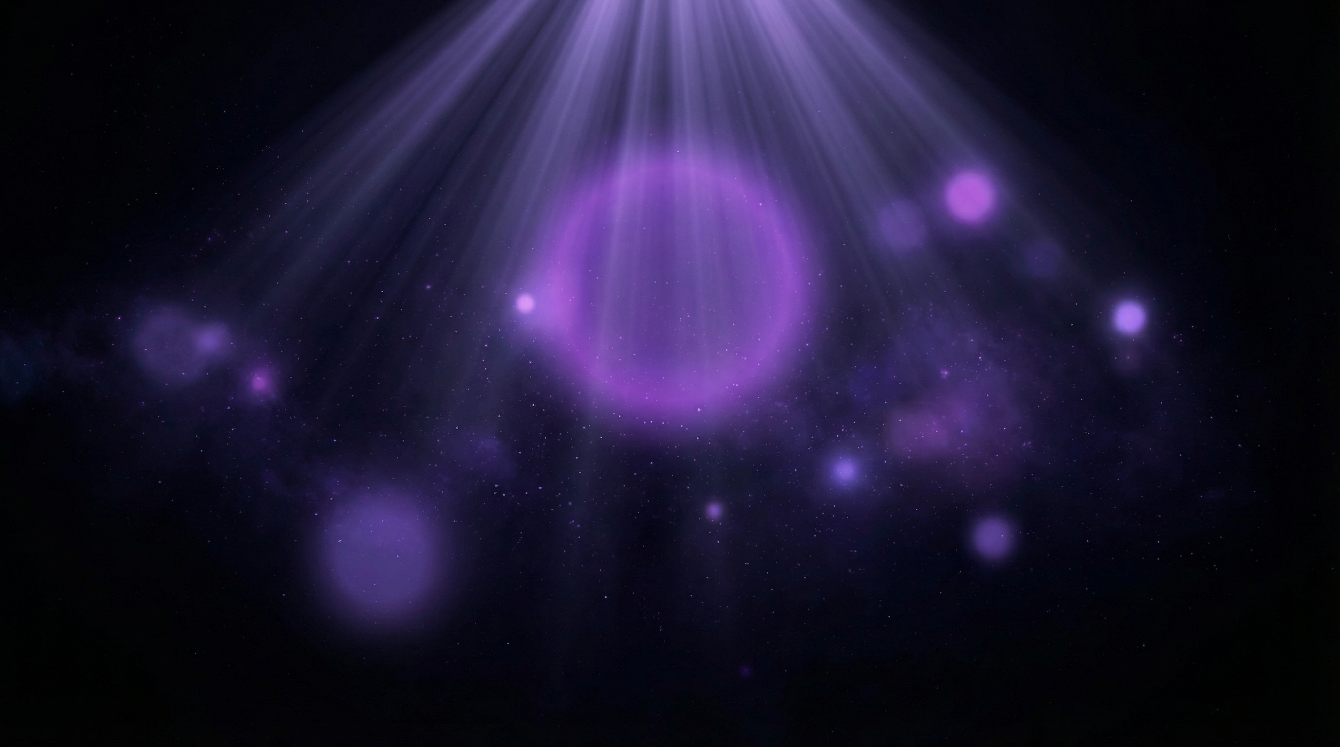 Deep space atmospheric background with purple glows