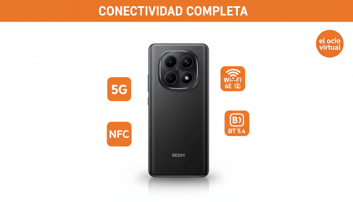 Conectividad completa Redmi Note 15