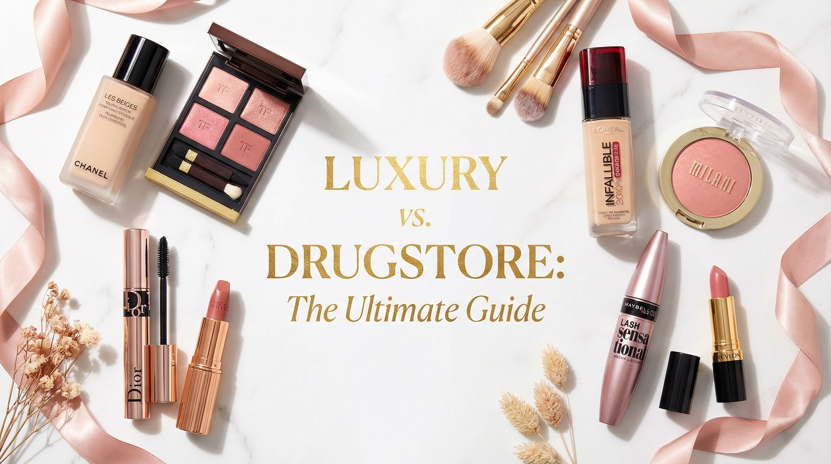Люксова та бюджетна косметика поруч
