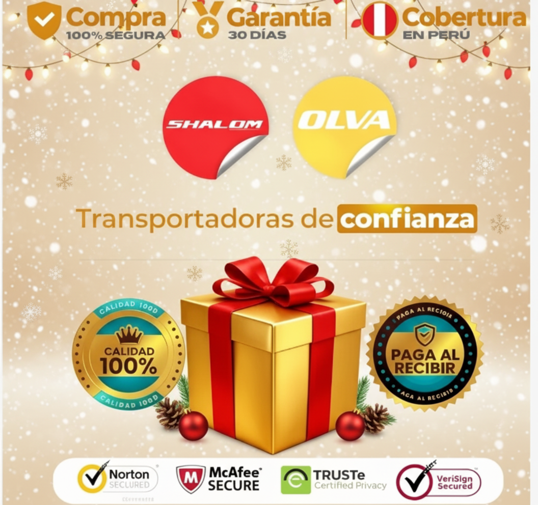 Versi&oacute;n navide&ntilde;a mejorada del banner de transportadoras de confianza.