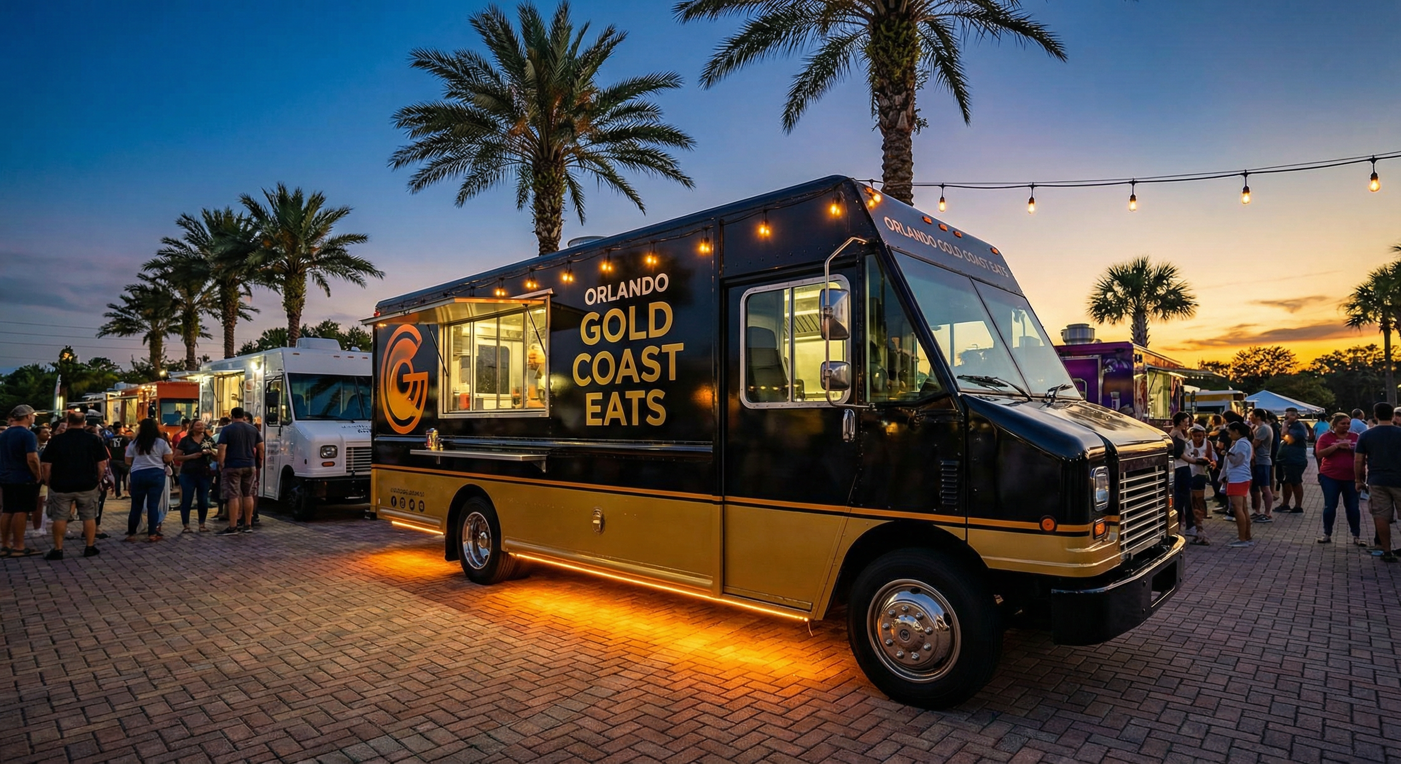 Spoon the Soul branded food truck at an Orlando venue