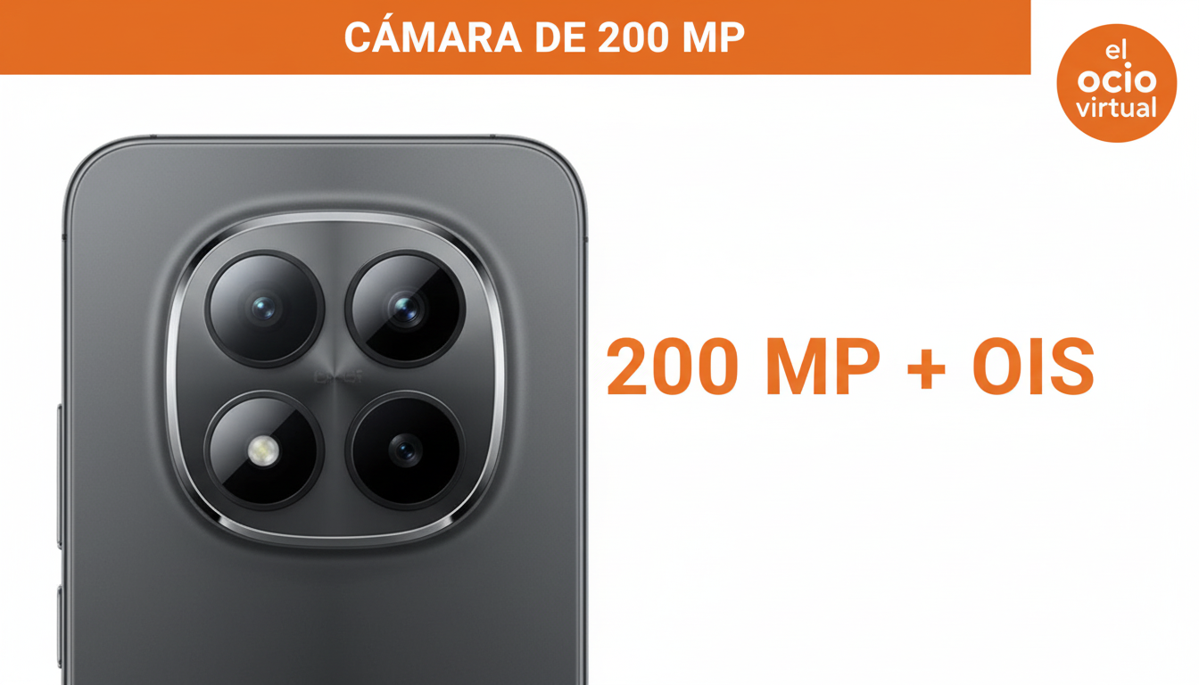 Cámara 200MP Redmi Note 15 Pro+