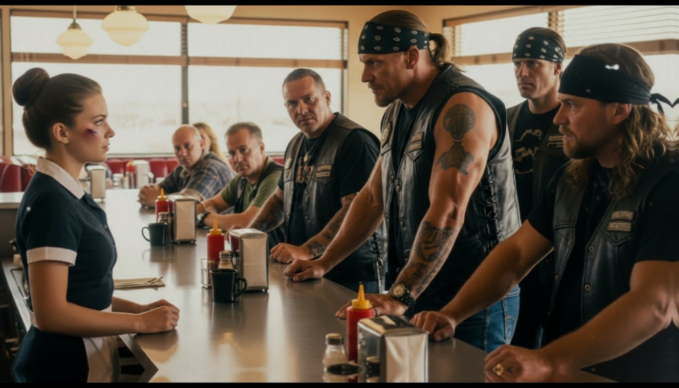 Ảnh quán ăn biker không có chữ, nét hơn