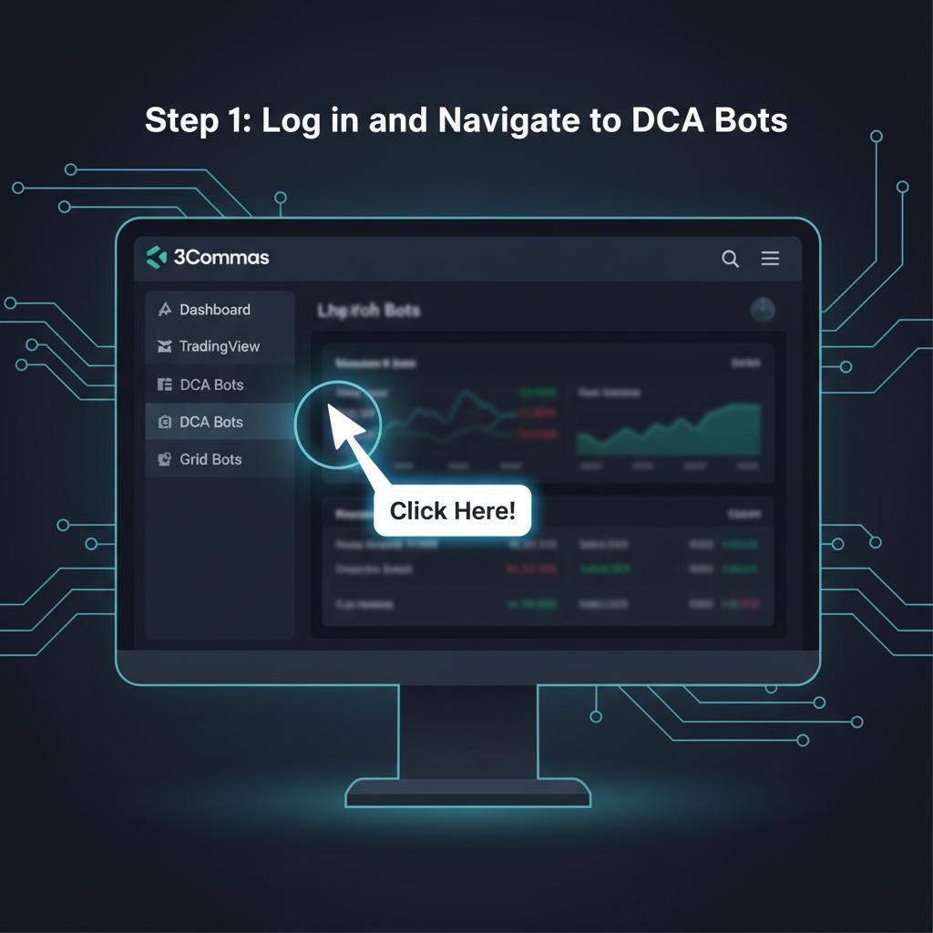 Illustration configuration bot 3Commas short trading