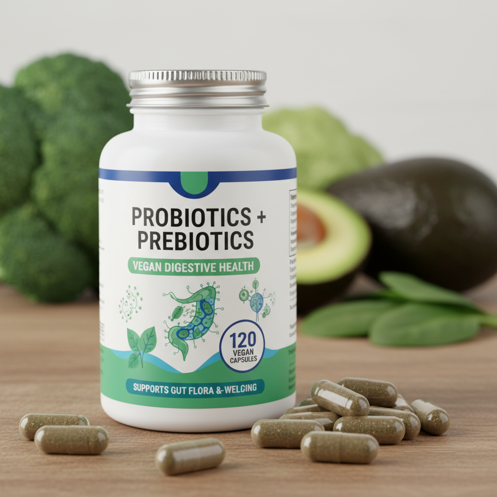 Probiotics & Prebiotics Complex Vegan Capsules