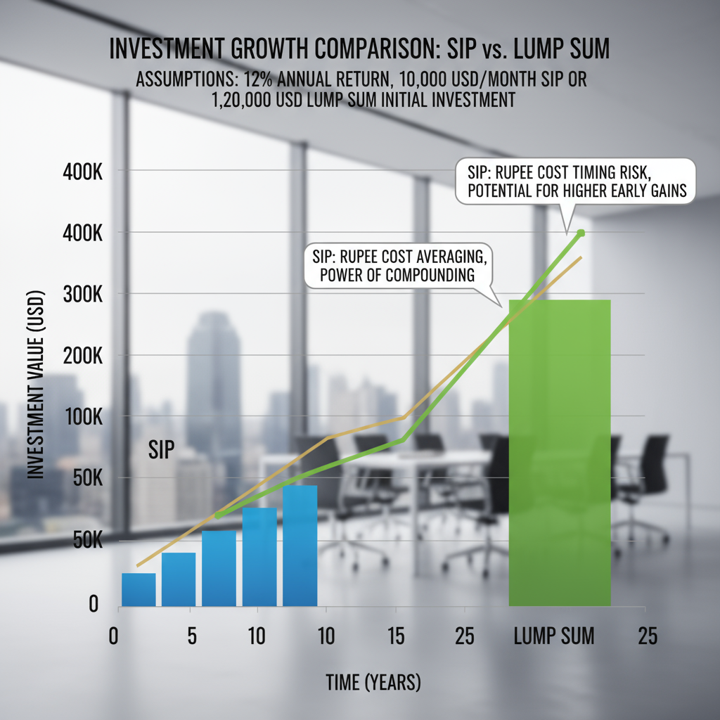 How to Open a Mutual Fund Account in 5 Steps - Complete Guide for Beginners 4 SIP vs lump sum investment comparison chart