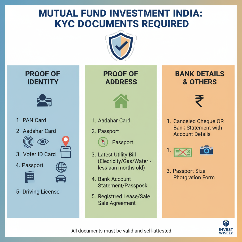 How to Open a Mutual Fund Account in 5 Steps - Complete Guide for Beginners 3 KYC documents required for mutual fund investment