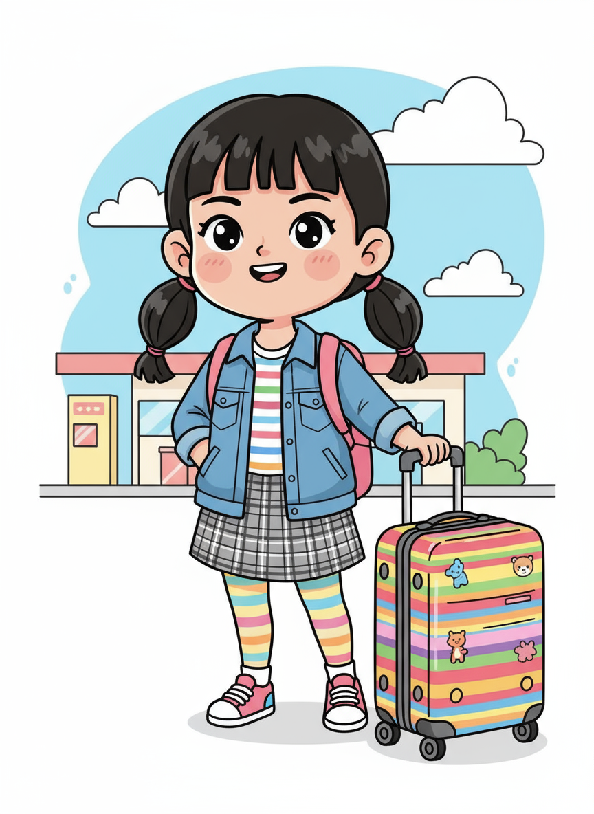 Tu Anh on a fun travel adventure