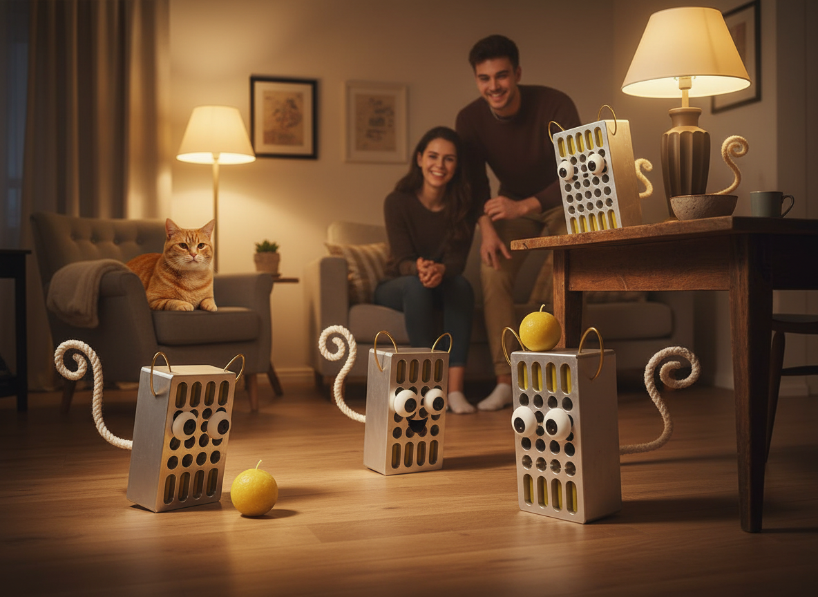 Формы Маузера как забавные домашние питомцы в уютной квартире 2025 года.