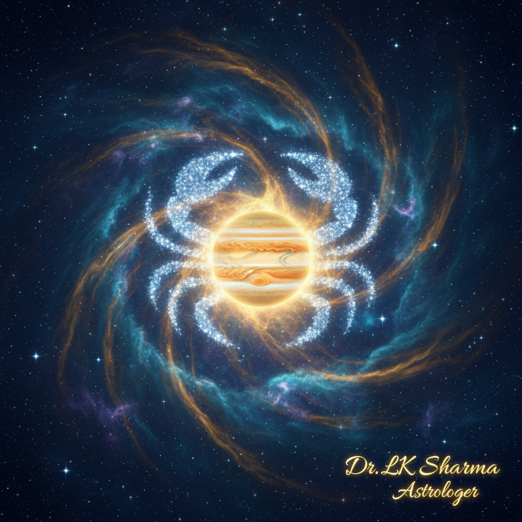 Jupiter exalted in Cancer - cosmic blessing for all zodiac signs