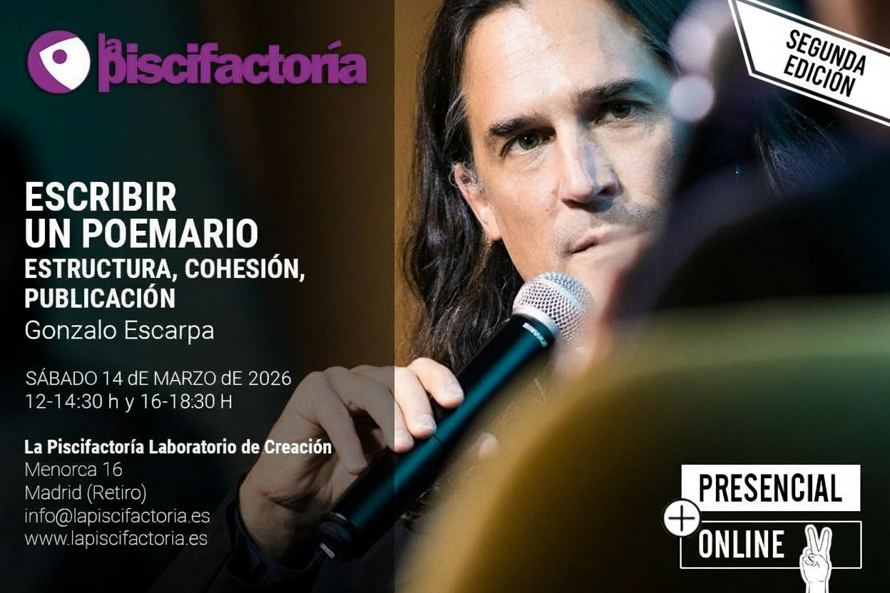 Escribir un poemario, con Gonzalo Escarpa