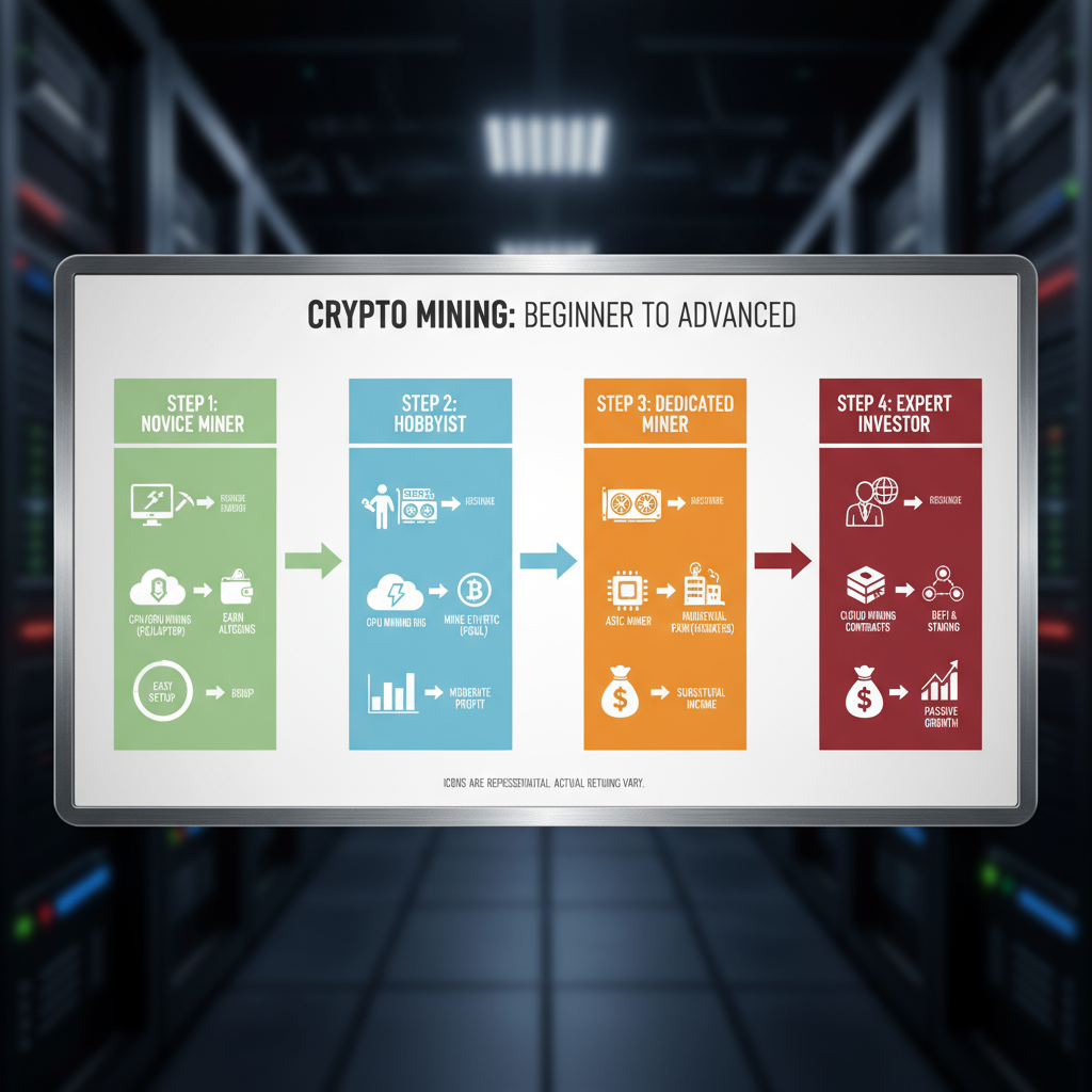 Profitable Crypto Mining Guide | How to Mine Cryptocurrencies in 2025 4 Step-by-step crypto mining process guide for beginners