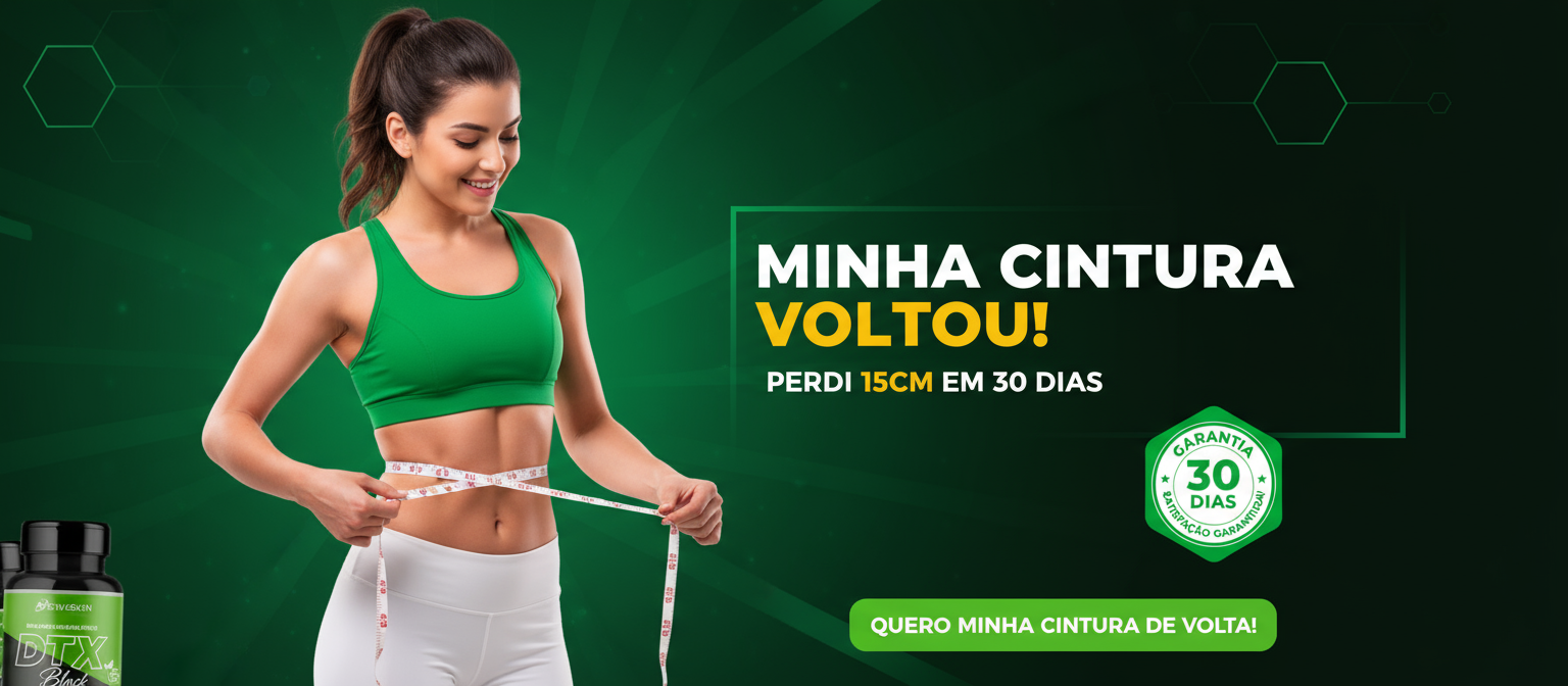resultados emagrecimento DTX Black medidas reduzidas