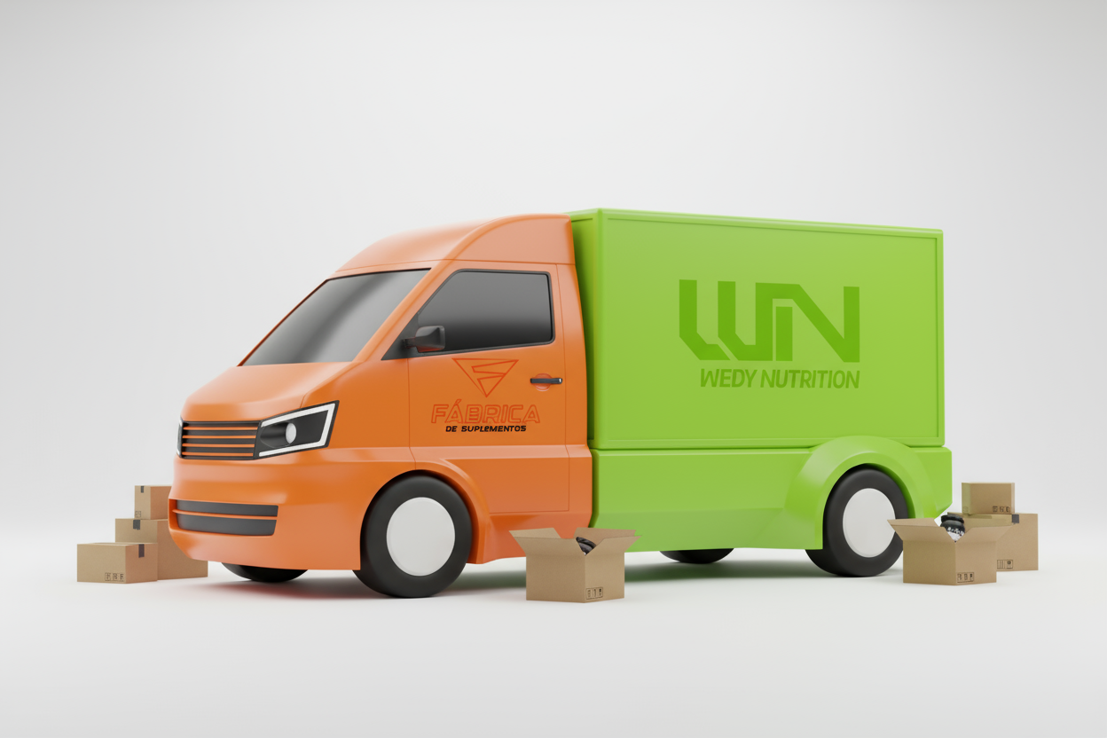 Caminhão Frete Grátis Fábrica de Suplementos e Wedy Nutrition