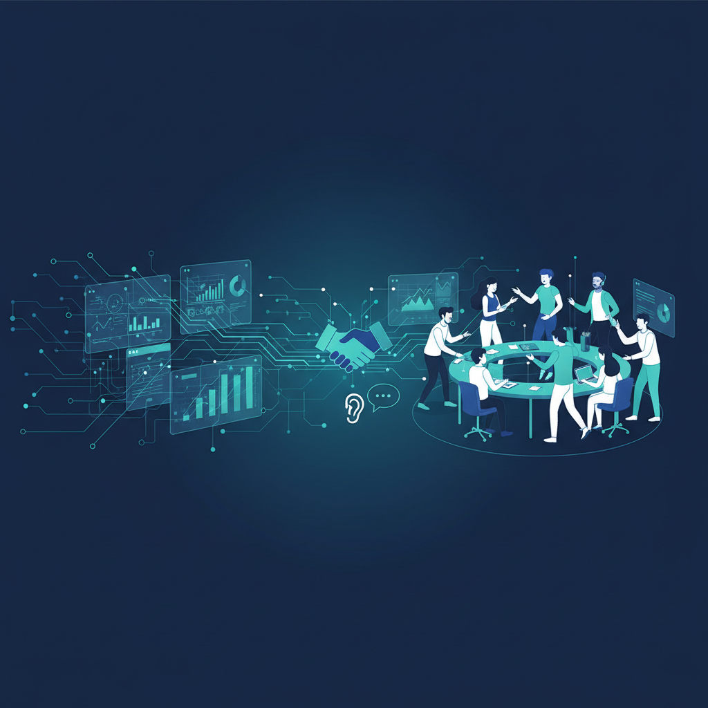 AI and human collaboration in modern customer service environments