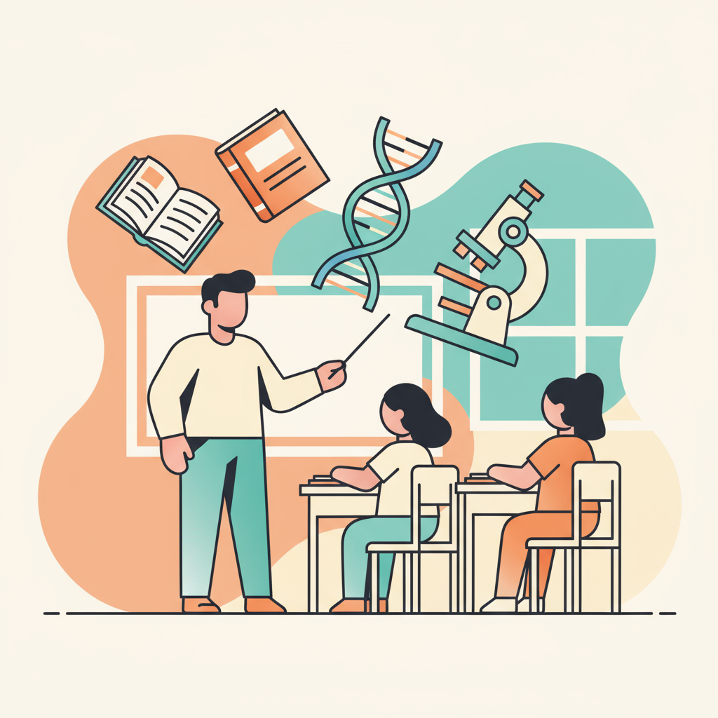 Student-Teacher Relationship Illustration