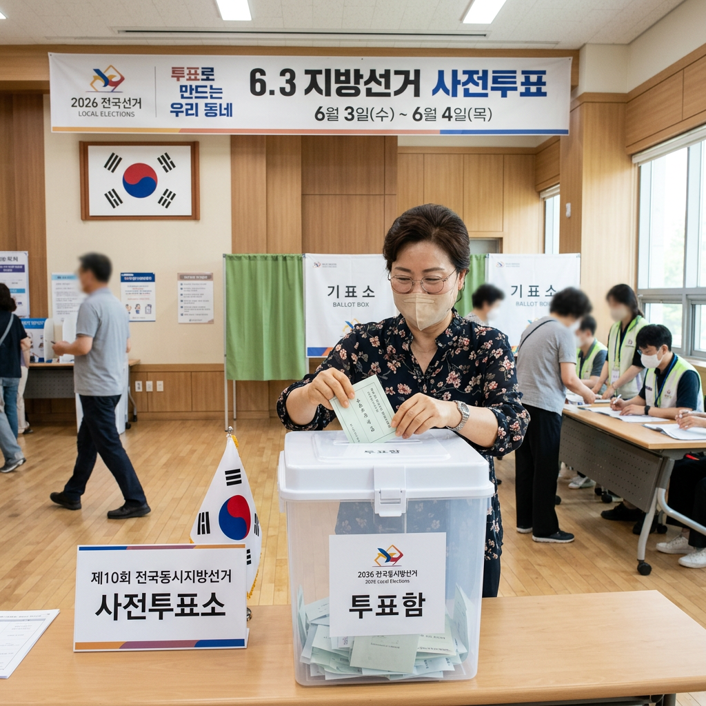 6.3 지방선거 사전투표 기간 시간 장소 조회 방법