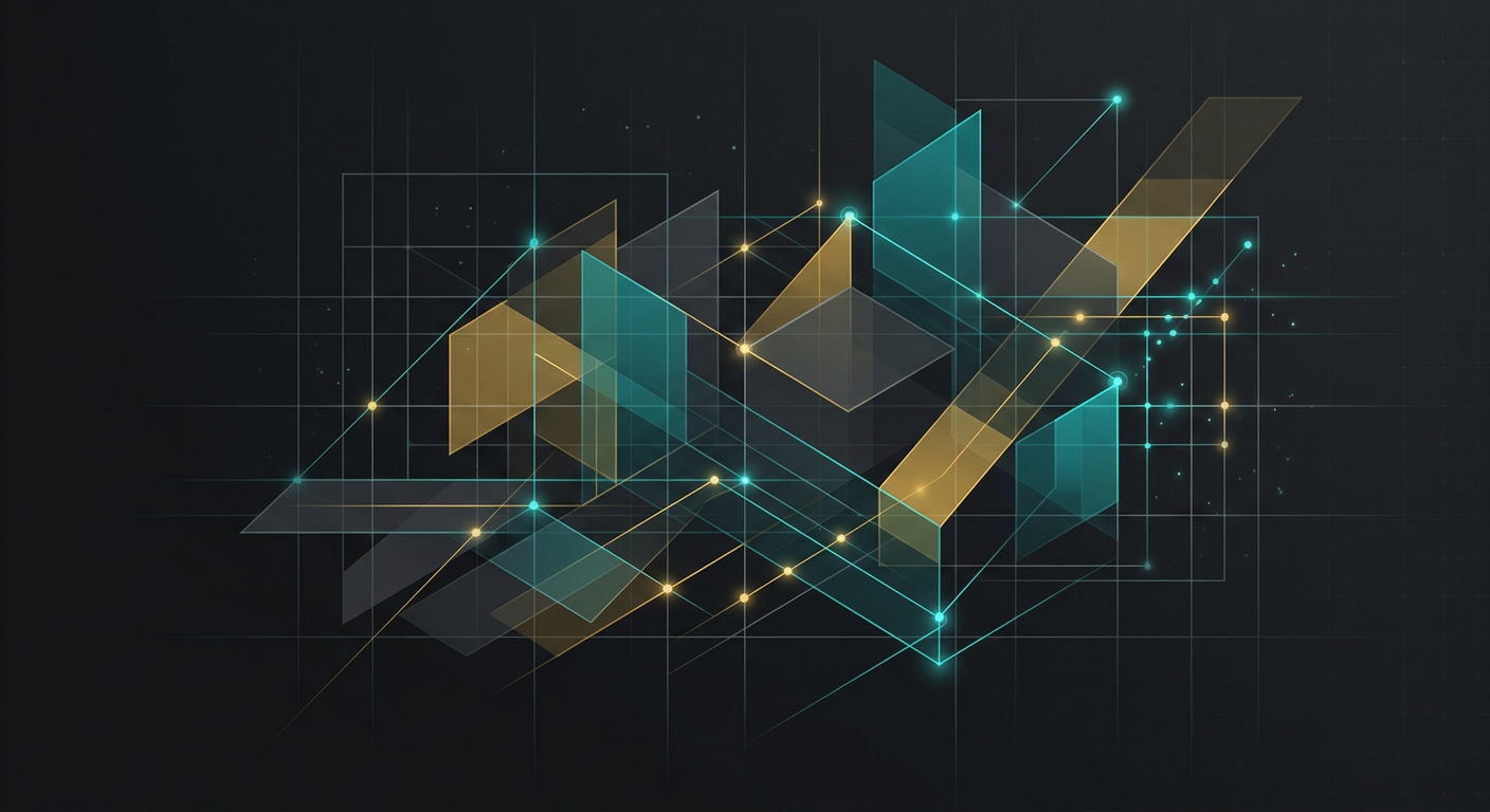 Doxa's digital services abstract visualization