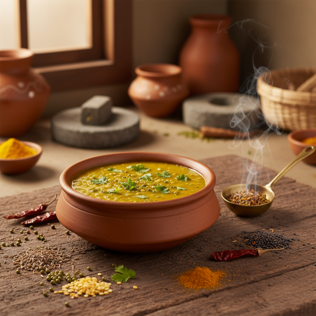 Moong Dal Tadka without oil