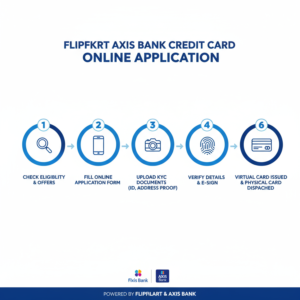Unbelievable Flipkart Axis Bank Credit Card Review 2025: Kya Worth Hai? 4 Application process guide for Flipkart Axis Credit Card