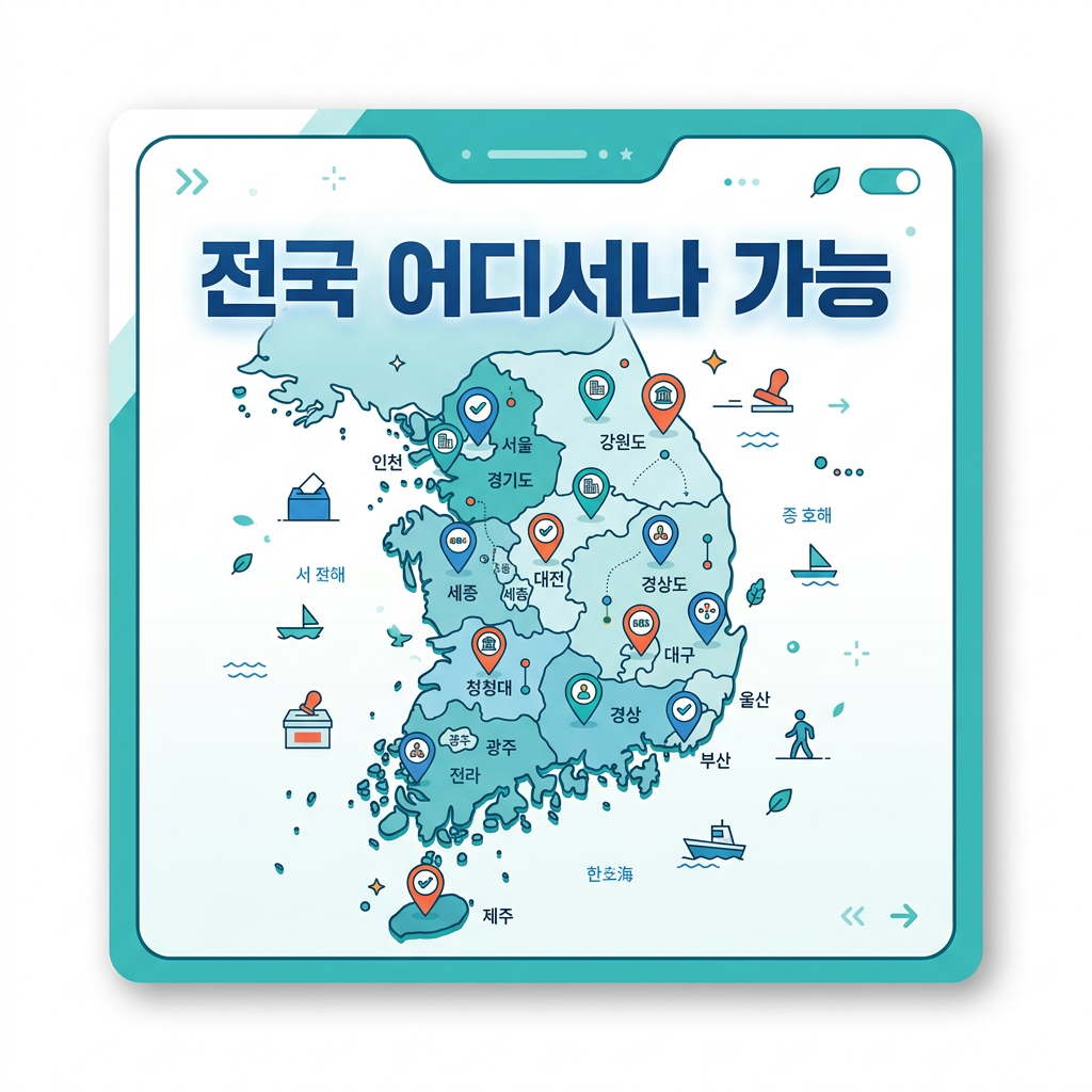전국 어디서나 사전투표 가능