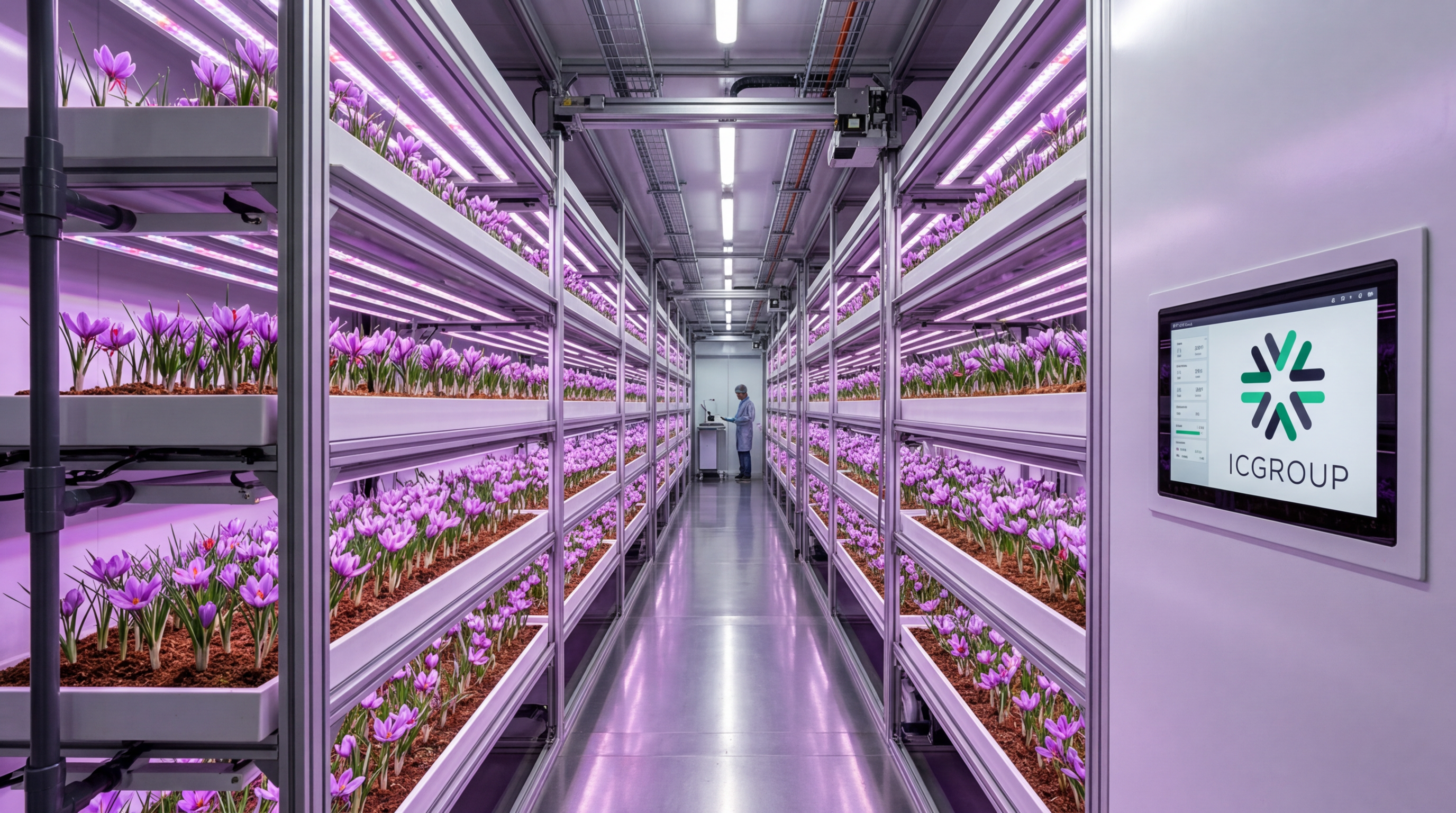 ICGroup vertical farm interior