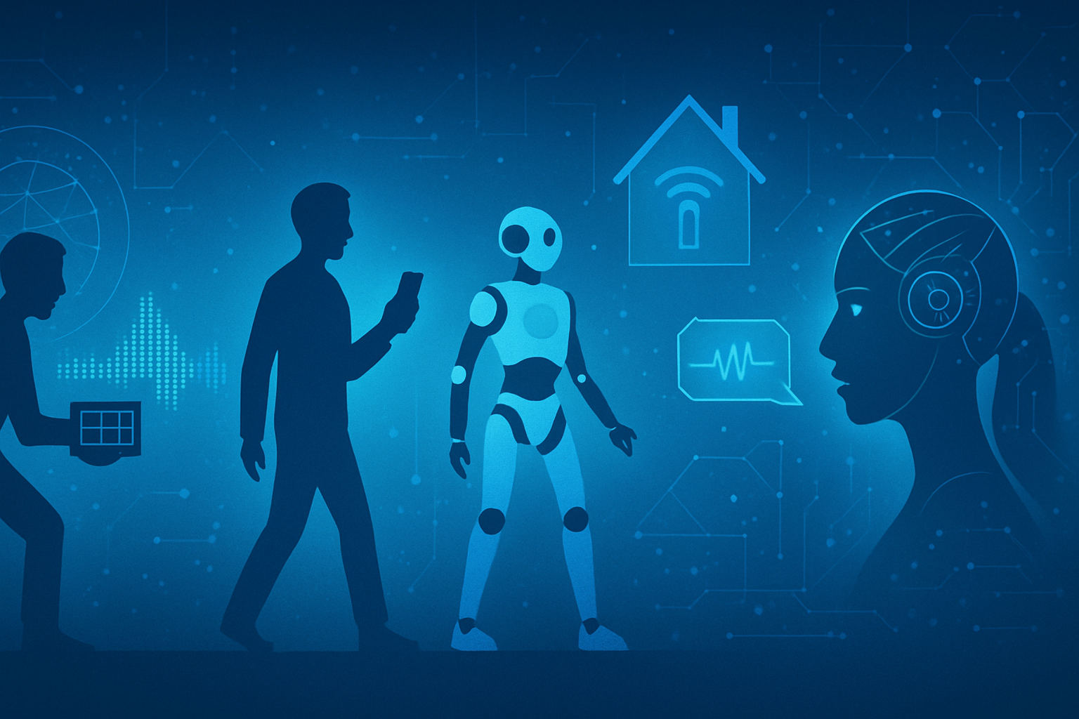 Artificial intelligence and machine learning concept