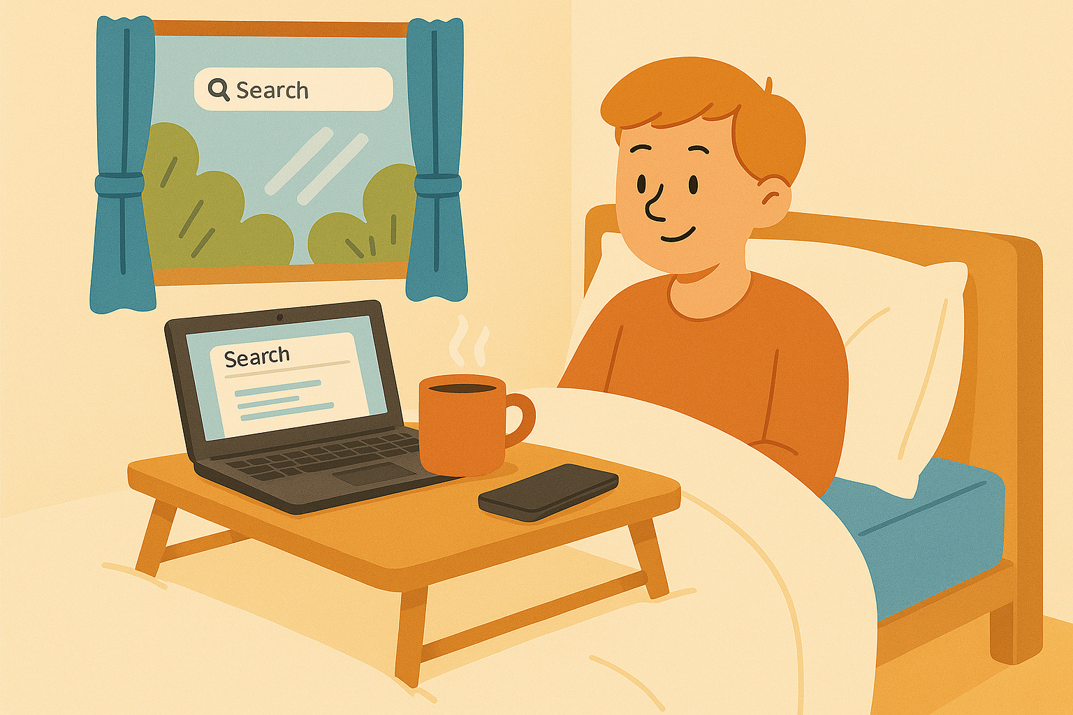 Search engine evaluator reviewing search quality