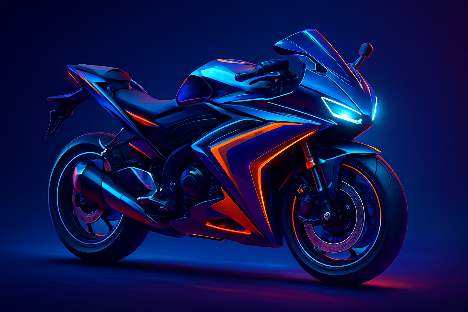 Futuristic Sports Bike