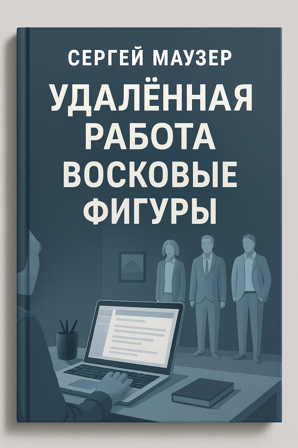 Обложка книги о удаленной работе по созданию восковых фигур, автор Сергей Маузер