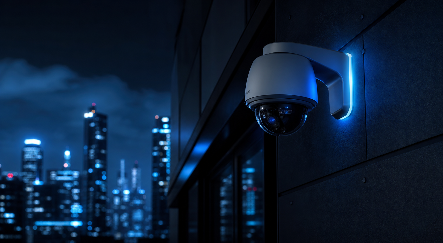 Professionele 4K beveiligingscamera geïnstalleerd door T&T Security in Limburg