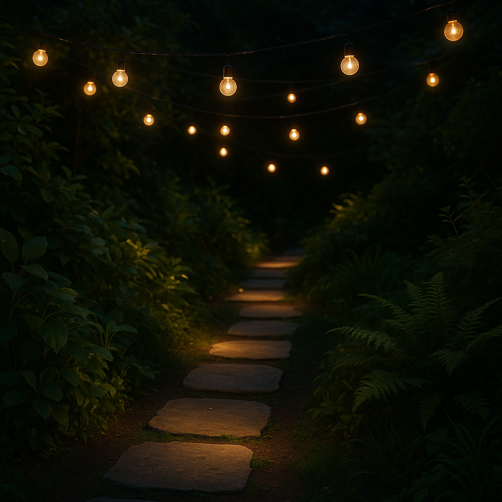 Iluminación LED y solar para jardines pequeños