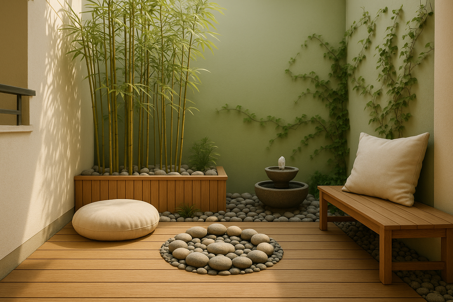 Ubicación perfecta para crear un rincón zen en patio o terraza