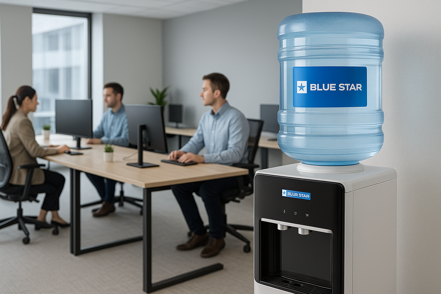Professional water cooling solutions including dispensers and coolers for office and commercial environments