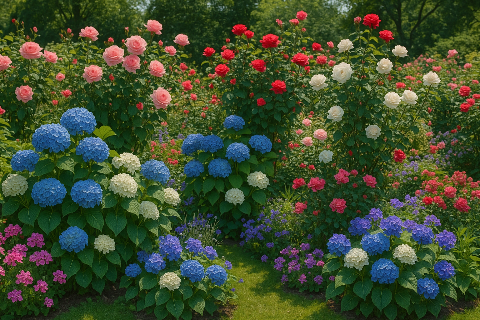 Plantas para clima templado con flores coloridas