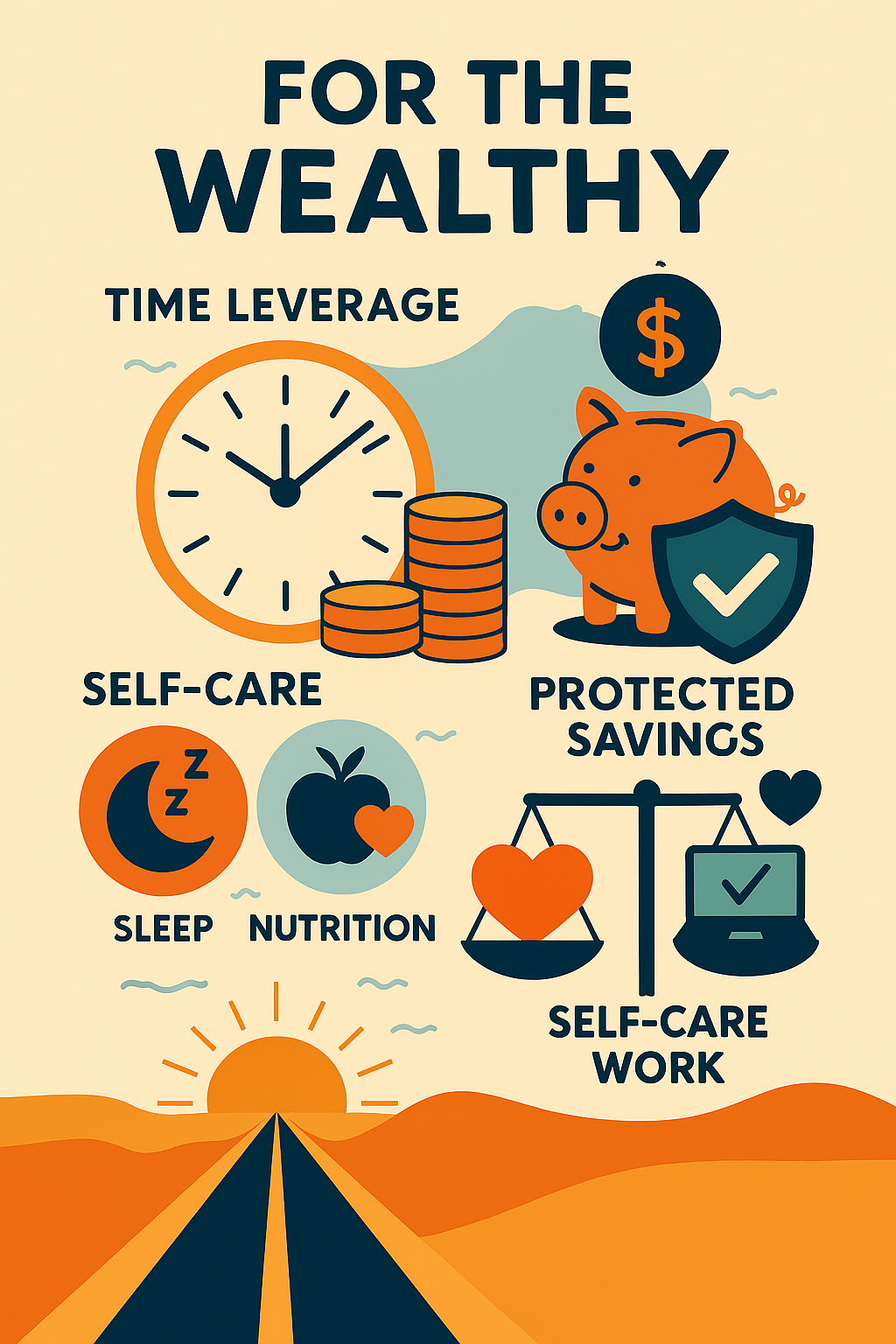 Vision board illustration showing goal manifestation and life planning tools